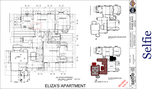 Selfie, Eliza's Apartment