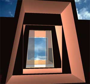 Star Trek like living room interior