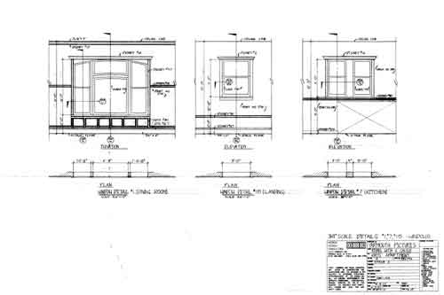 3/4 inch details of windows