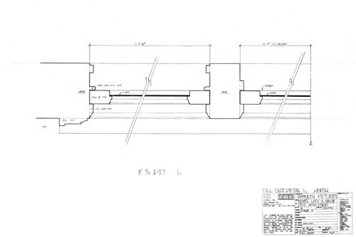 Full size detail of window