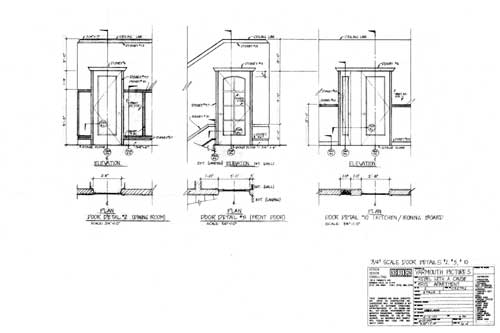 3/4 inmch detail of door