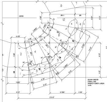 2D projection of a 3D drawing of the Eye Sign